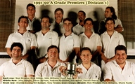1991/92 A grade premiership team